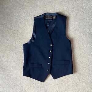 Navy Blue Levi’s Suit Jacket Vest